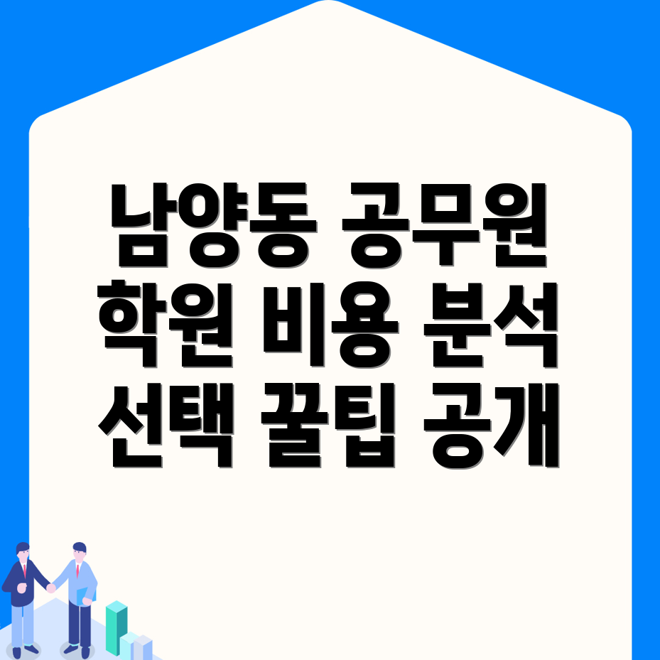 공무원 학원 비용