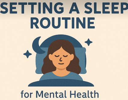 기상 시간, 수면 전 뇌 안정, 환경 최적화로 정신 건강 유지