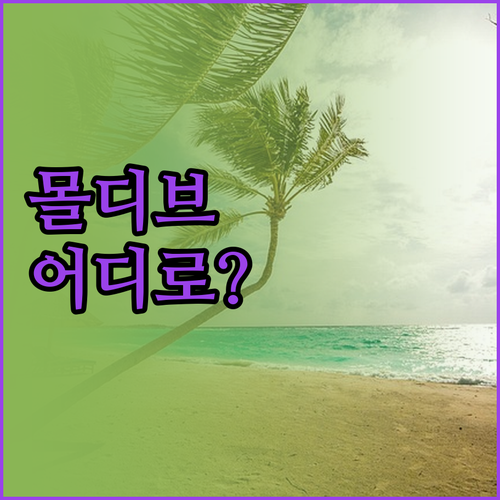 꿈의 몰디브! 소네바 푸시, 웨스틴,