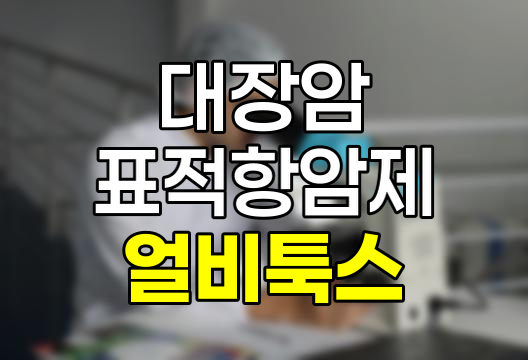 대장암 표적항암제 얼비툭스 요양급여 적용기준 상세 정리