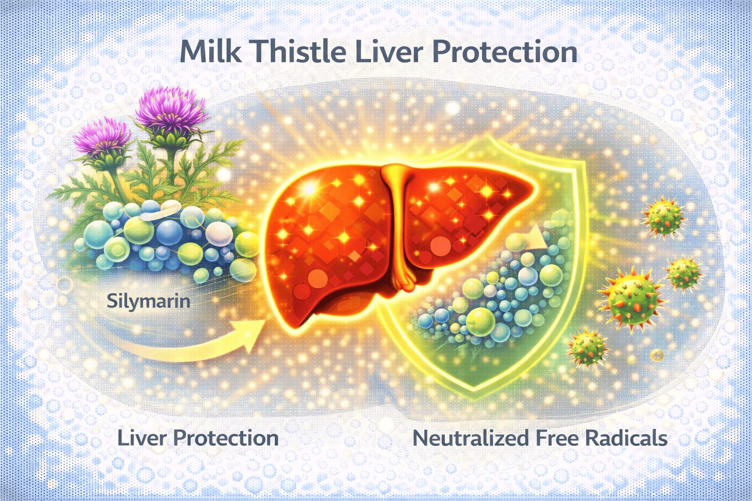 밀크씨슬의 간 보호 기능