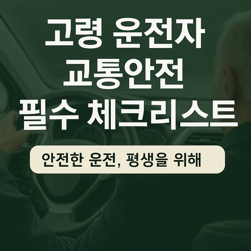 고령 운전자 교통안전 필수 체크리스트