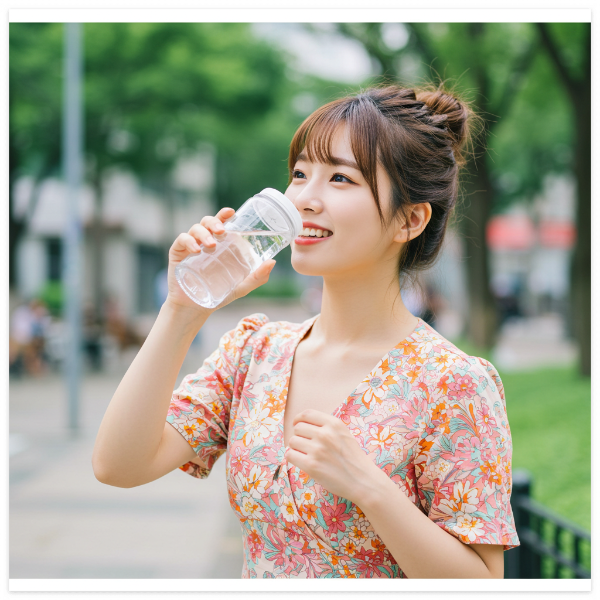 결석 예방을 위해 평소에 물을 많이 마시기