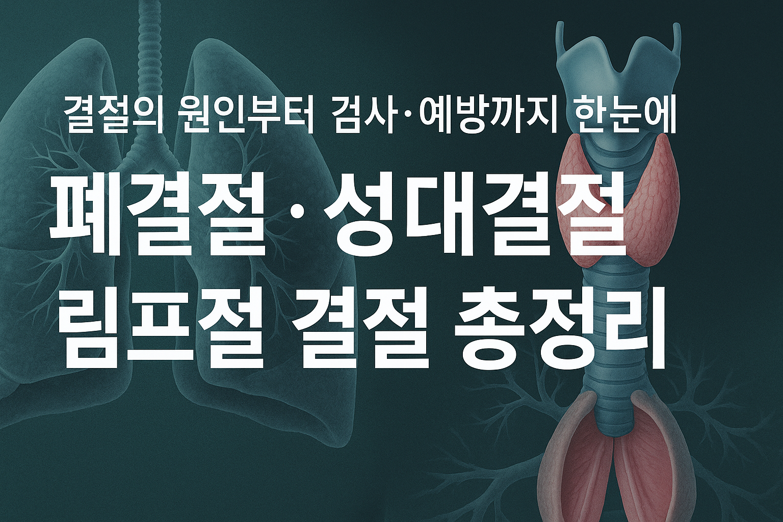 폐결절부터 성대결절·림프절 결절 총정리