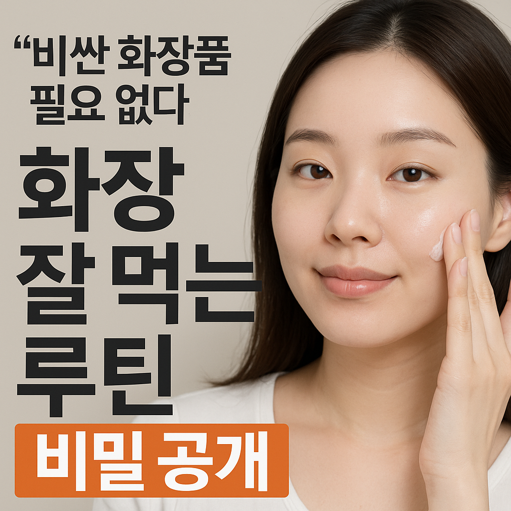 화장 잘 먹는 피부의 비밀