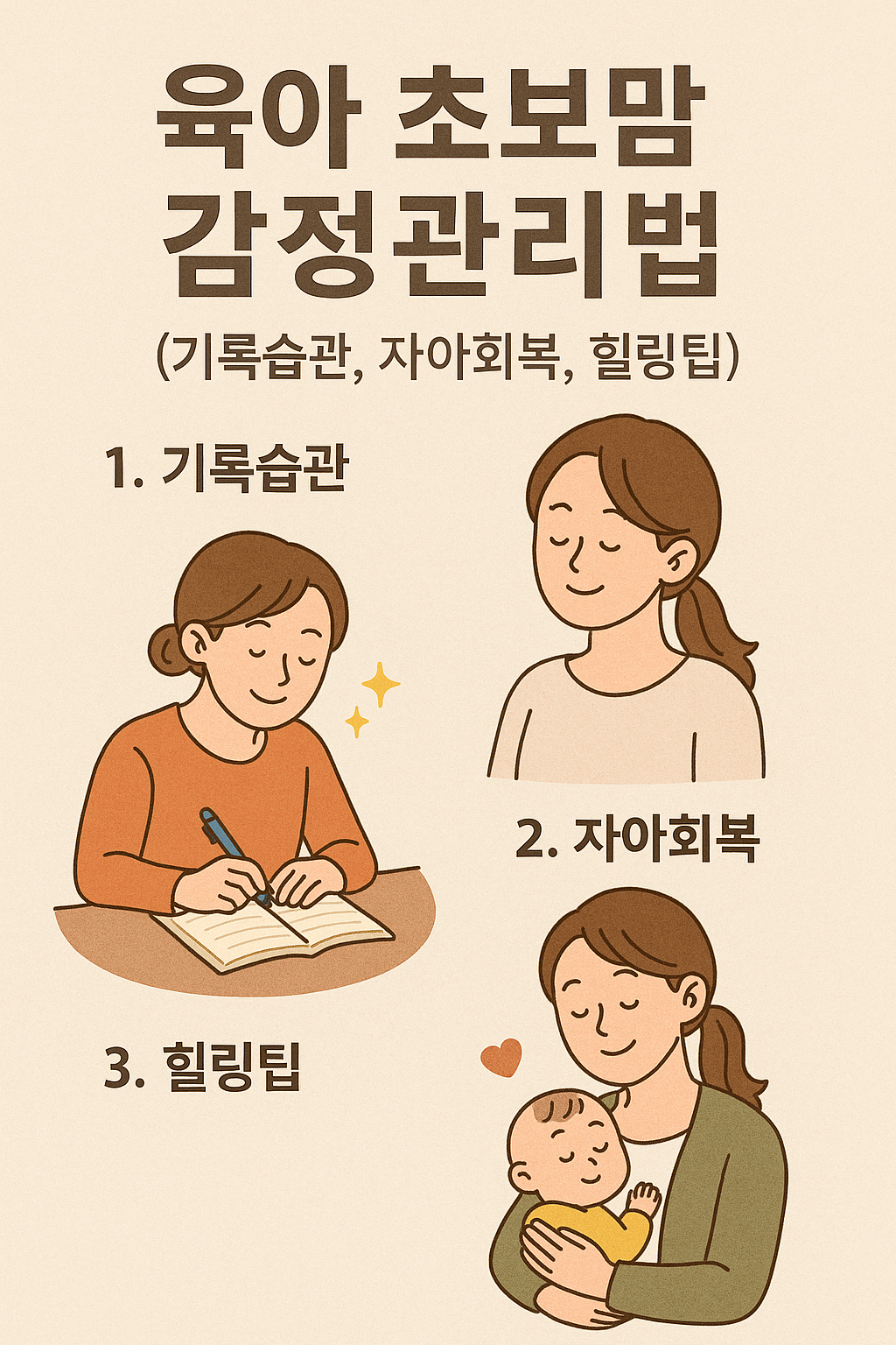 육아 초보맘 감정관리
