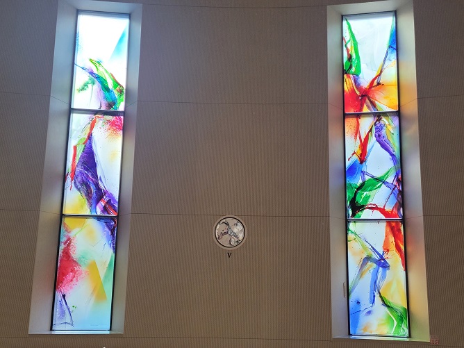 용인 신봉동성당 스테인드글라스, 십자가의 길