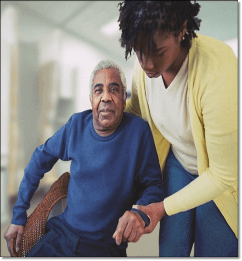 뇌졸중 환자와 간병인