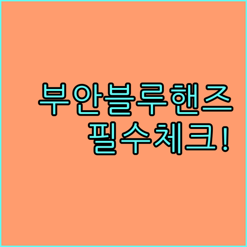 부안 현대자동차 블루핸즈 방문 전 필..