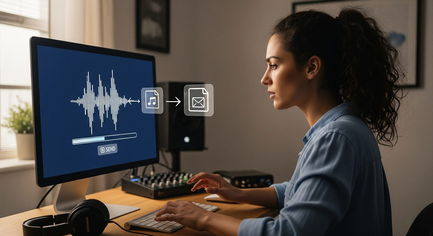 음악 파일 전송