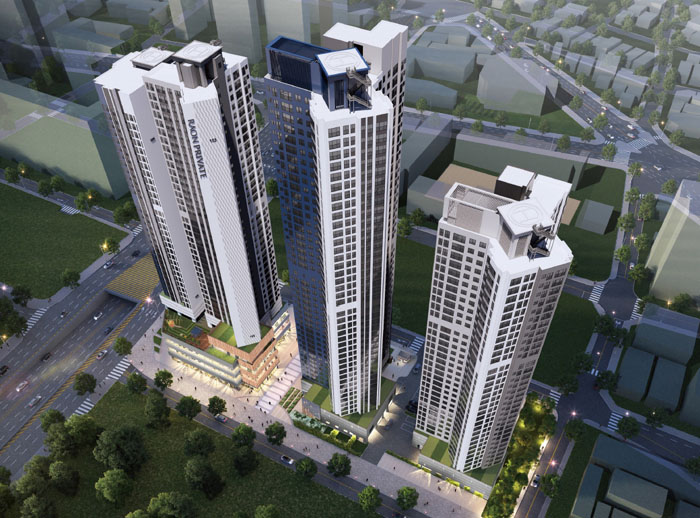 초고층 아파트 사진