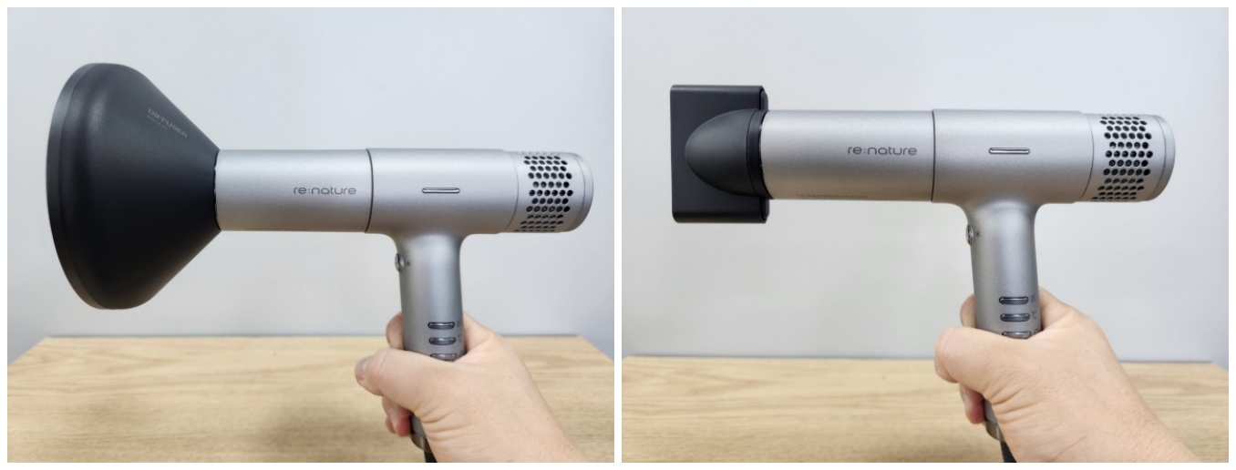 노즐끼운 드라이기 사진