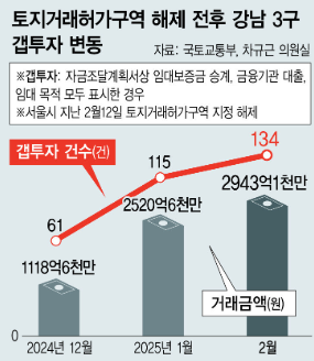 갭투자 변동 추이