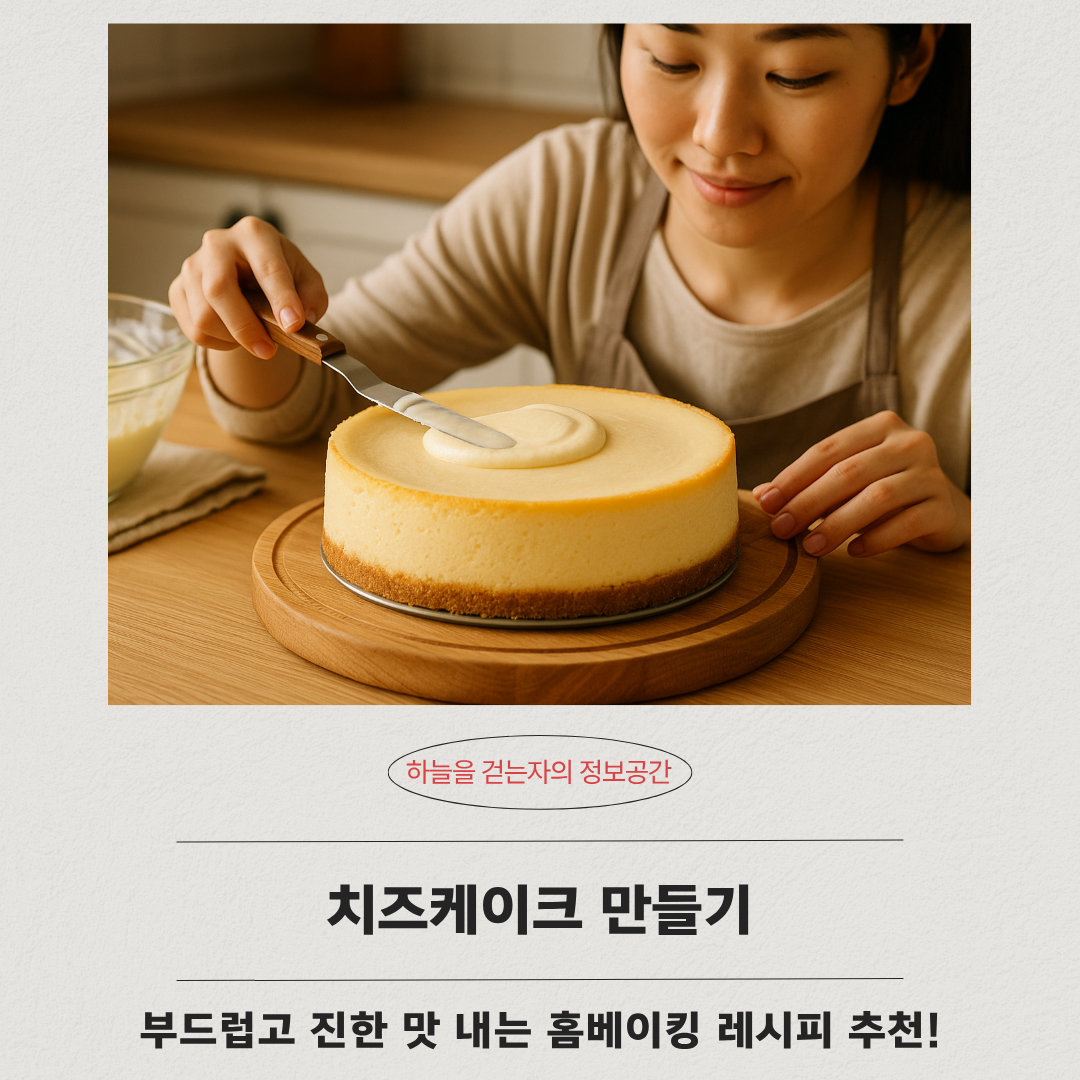 치즈케이크 만들기, 부드럽고 진한 맛 내는 홈베이킹 레시피 추천!