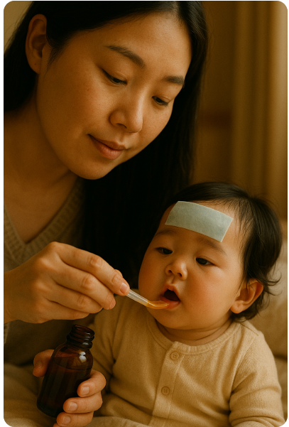 아이 돌발진 대처법