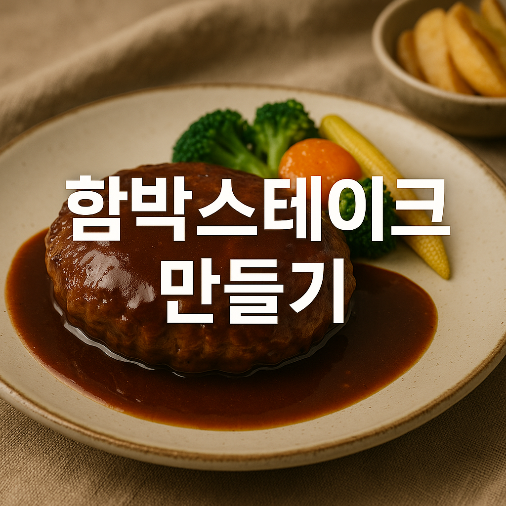 함박스테이크 만들기