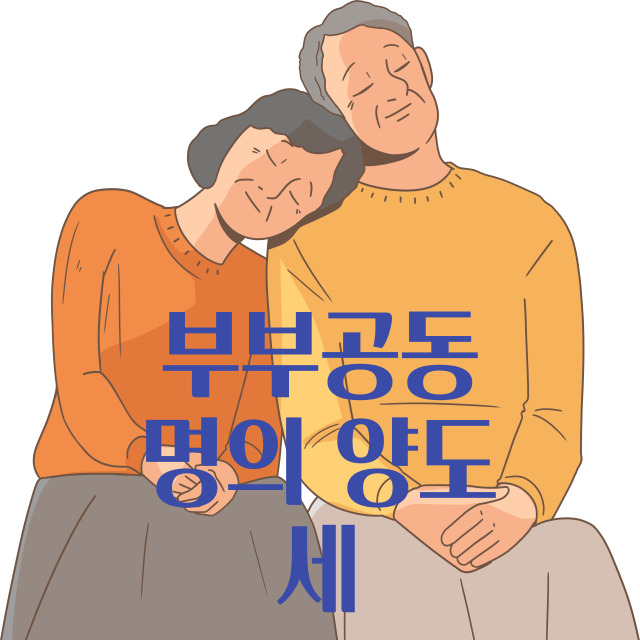 부부공동명의 양도소득세