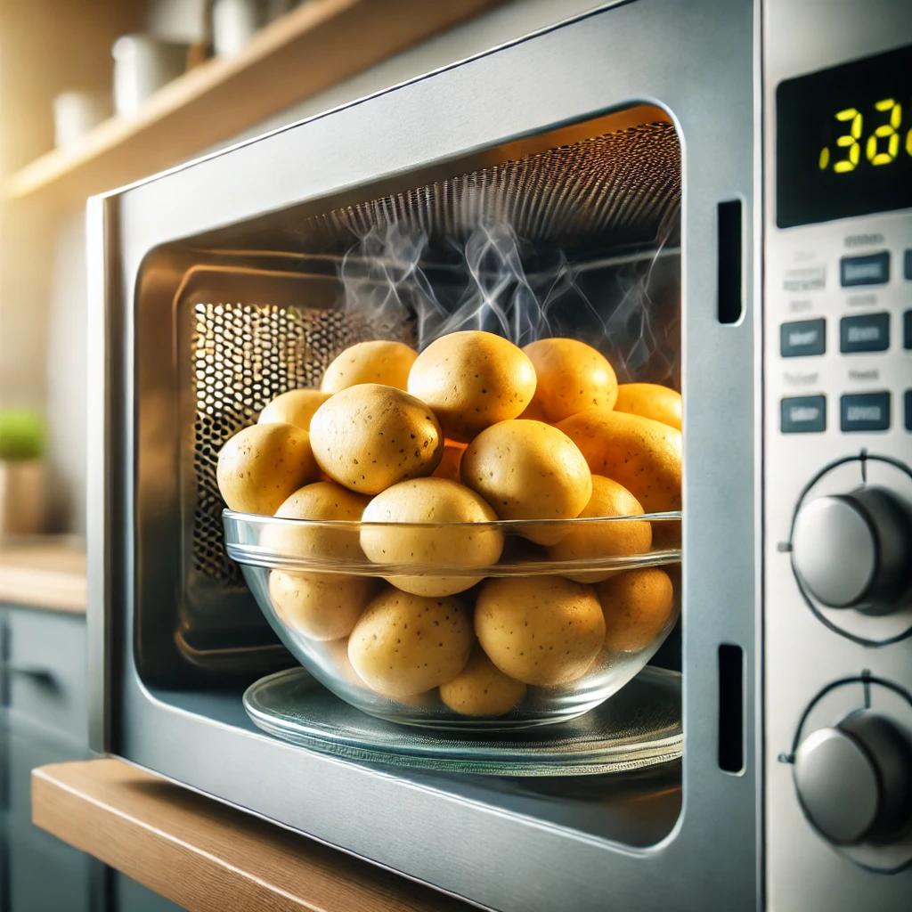 전자레인지 감자 삶기