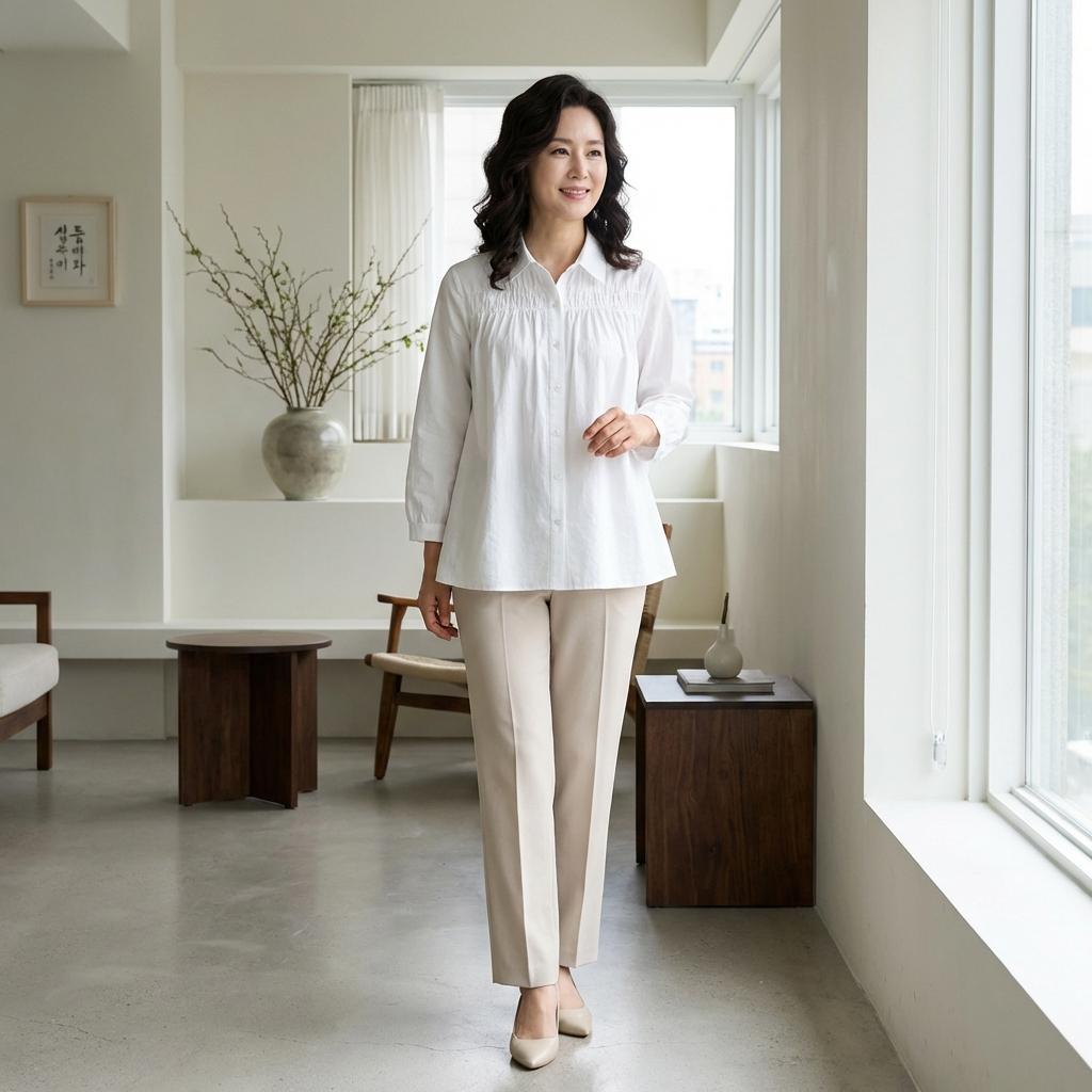 뱃살 완벽 커버 봄 블라우스 골라주는 법