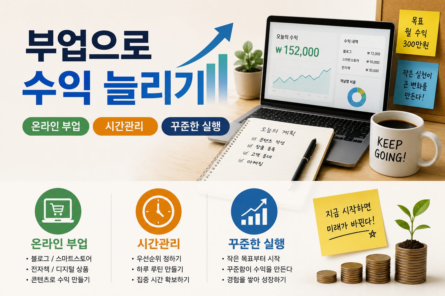 부업으로 수익 늘리기