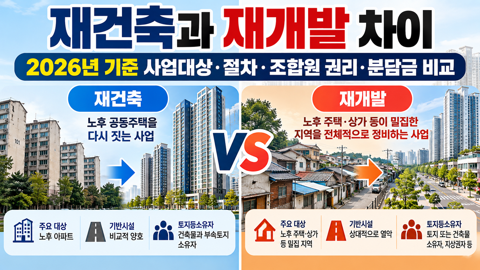 재건축과 재개발