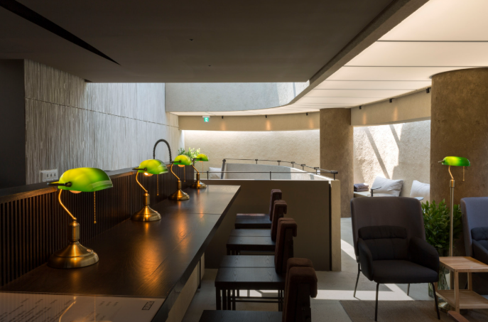 그래픽 북라운지 까페의 모습입니다.