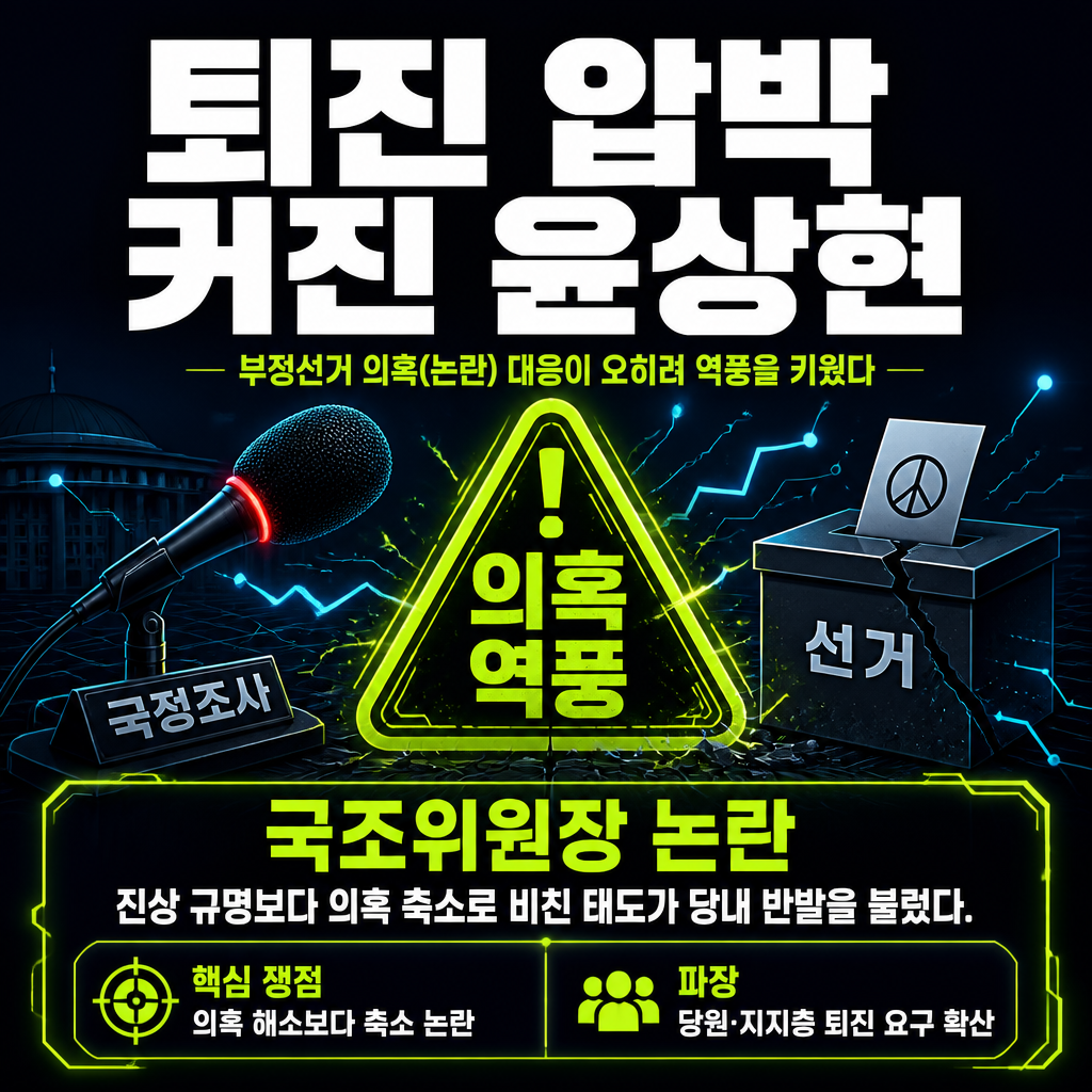 퇴진 압박 커진 윤상현