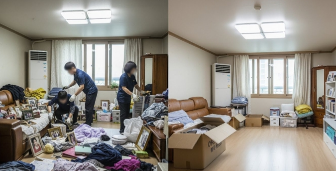 광양 고독사청소중