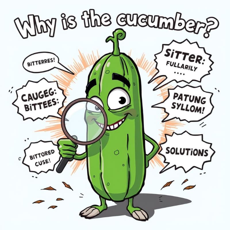 쓴 오이, 어떻게 요리하면 괜찮을까?