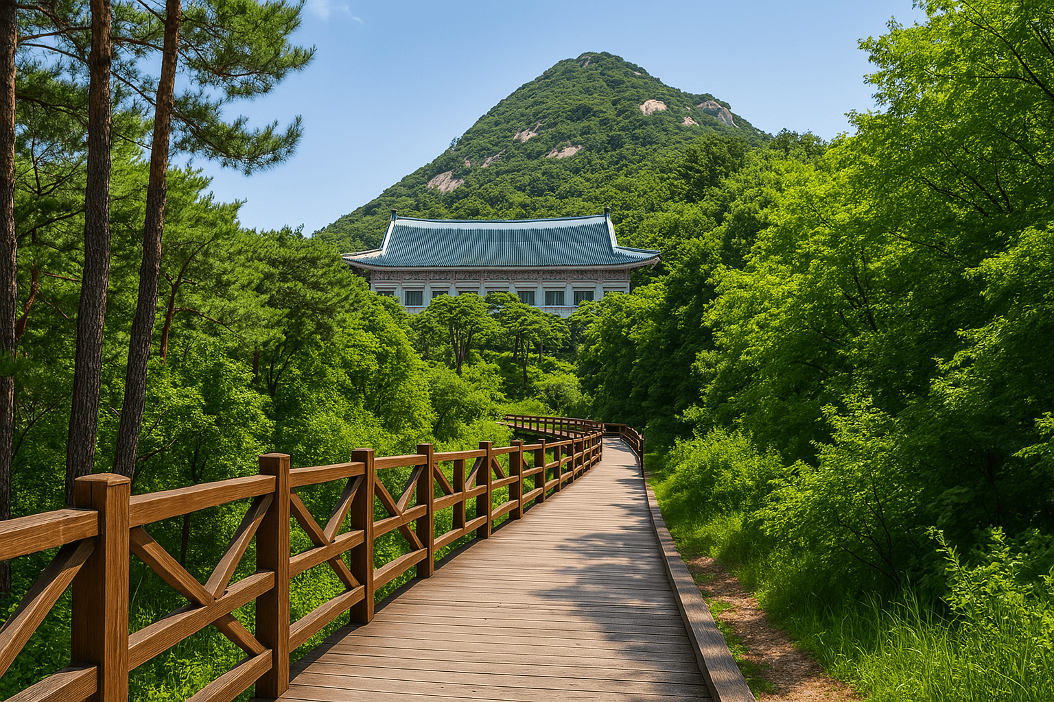 청와대 전경