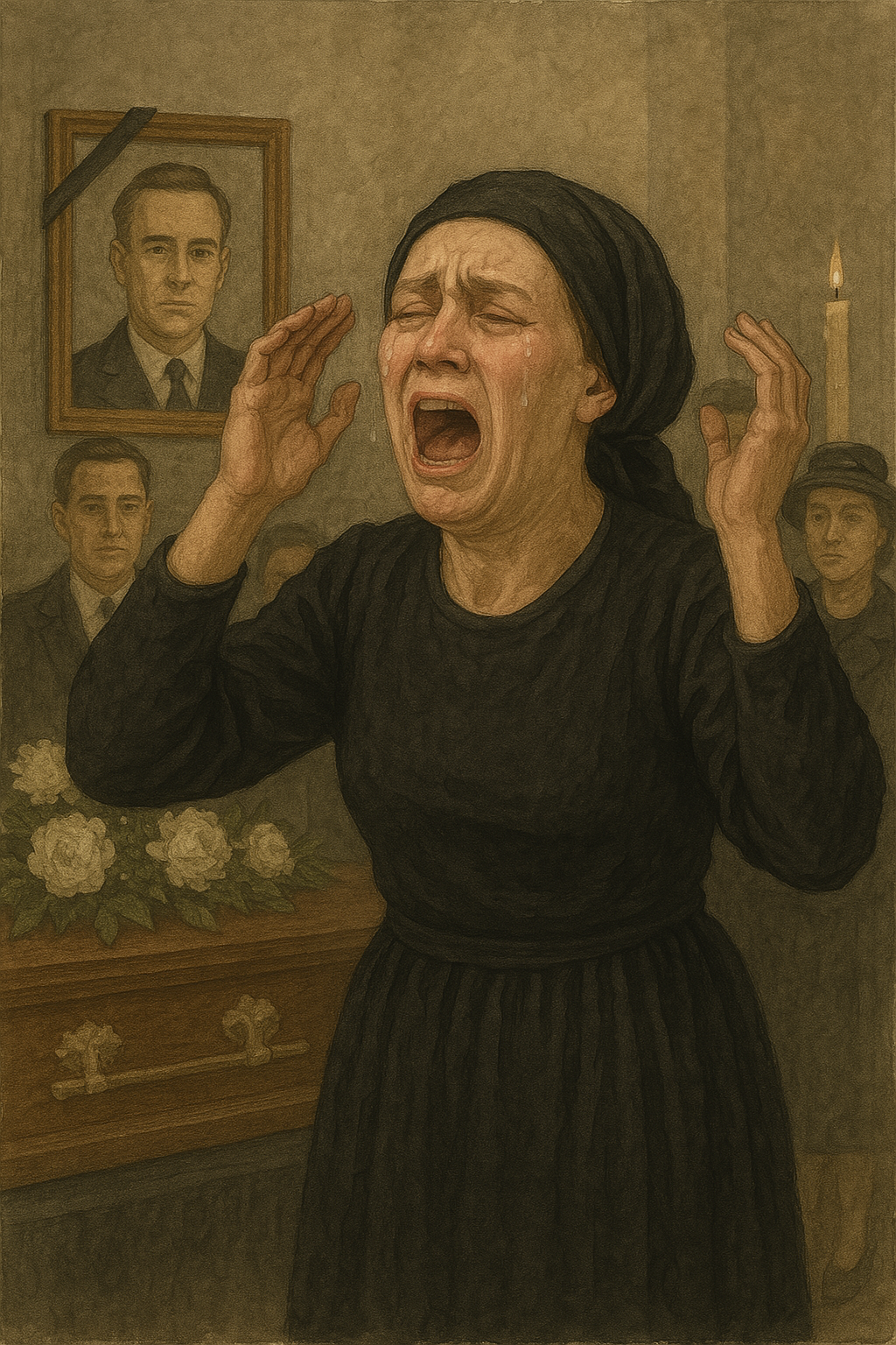 “눈물로 먹고산다”— 전문 장례식 울음꾼