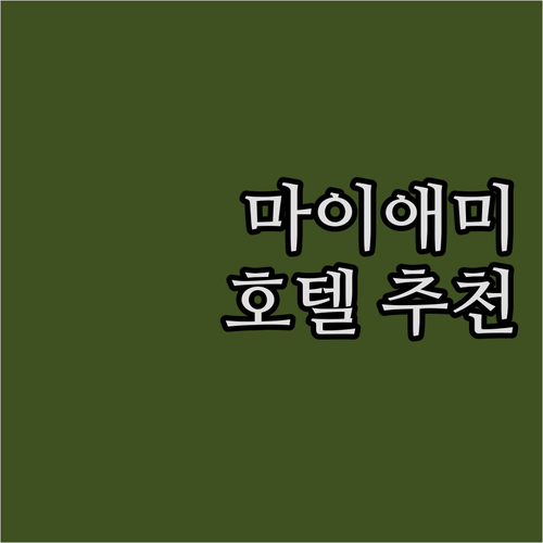 마이애미 해변 최고의 호텔 추천! 럭..