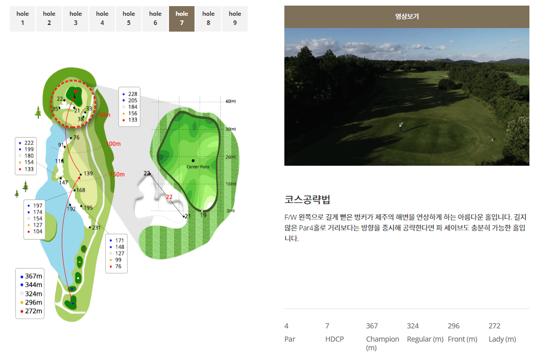 해비치 제주 컨트리클럽 레이크코스 7