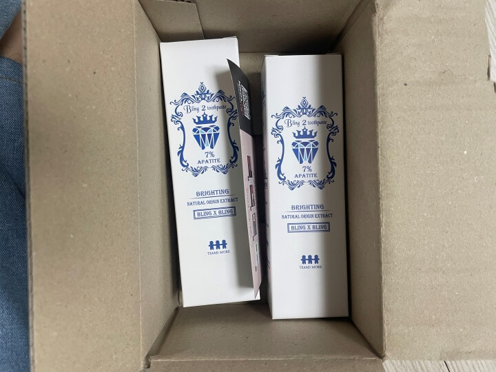블링 치약 배송