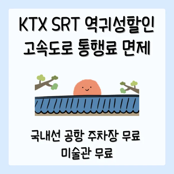 KTX 역귀성 할인