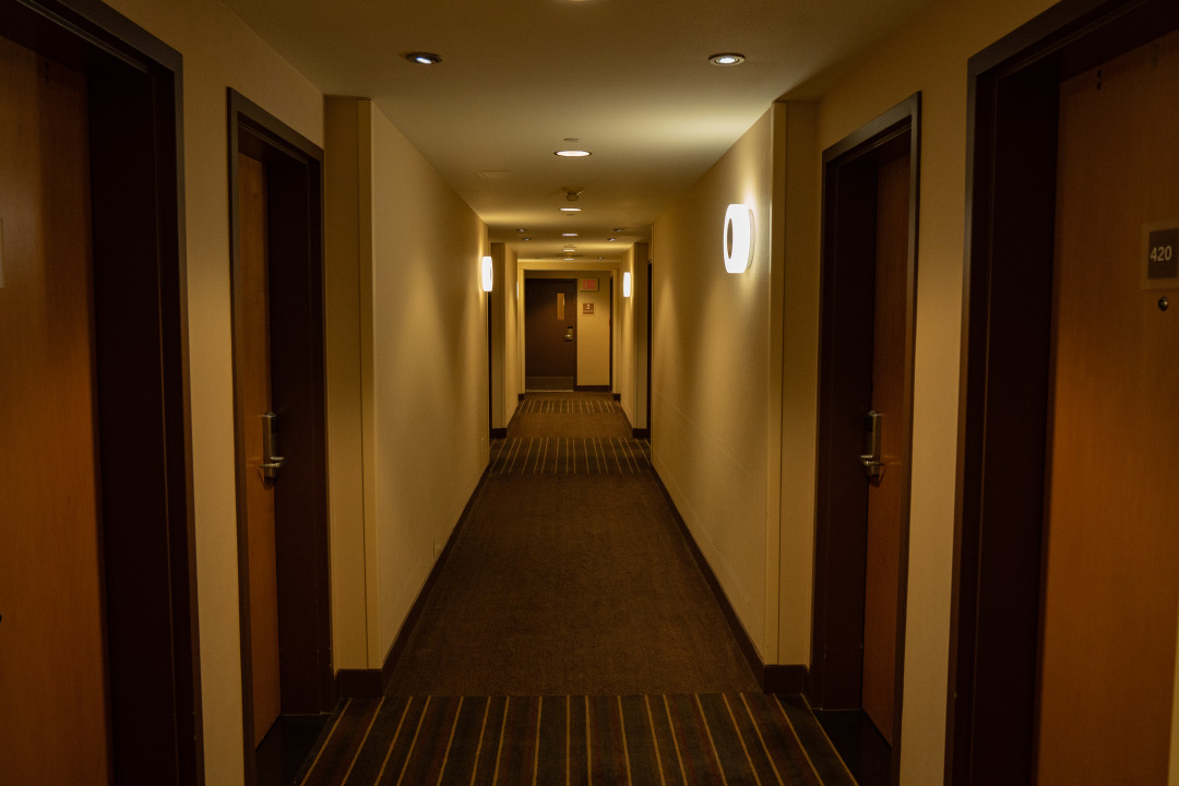 캐나다 밴쿠버 그랜드박 호텔 복도