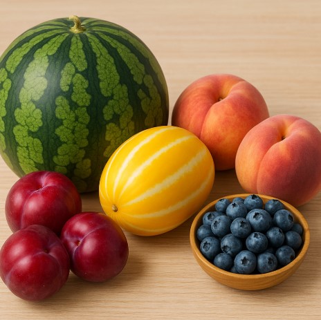 여름과일 관련 사진