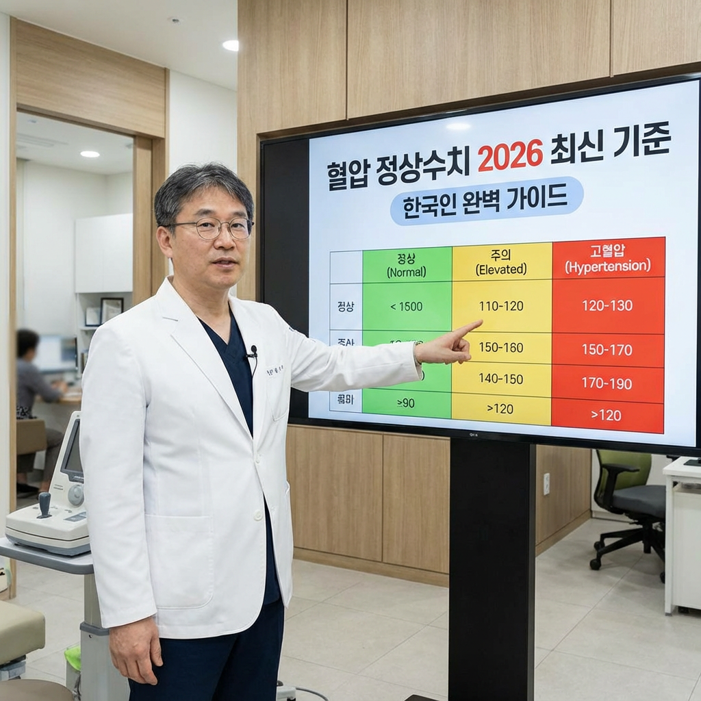 혈압 정상수치 2026 최신 기준 완벽 가이드