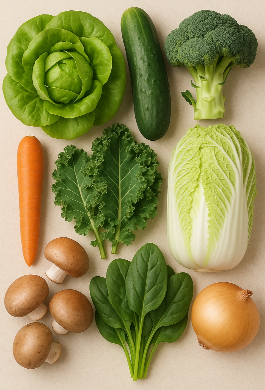 다이어트에 좋은 저칼로리 채소