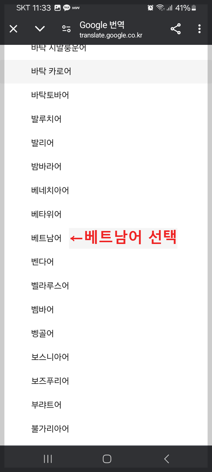 ๋ฒ ํธ๋จ์ด ๋ฒ์ญ๊ธฐ