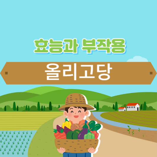 올리고당의 효능과 부작용