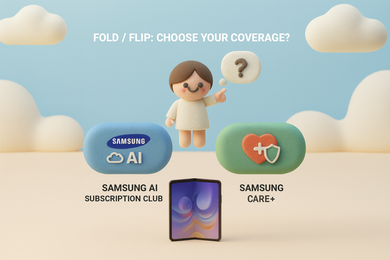 삼성 AI 구독클럽' vs '삼성케어플러스(+)'