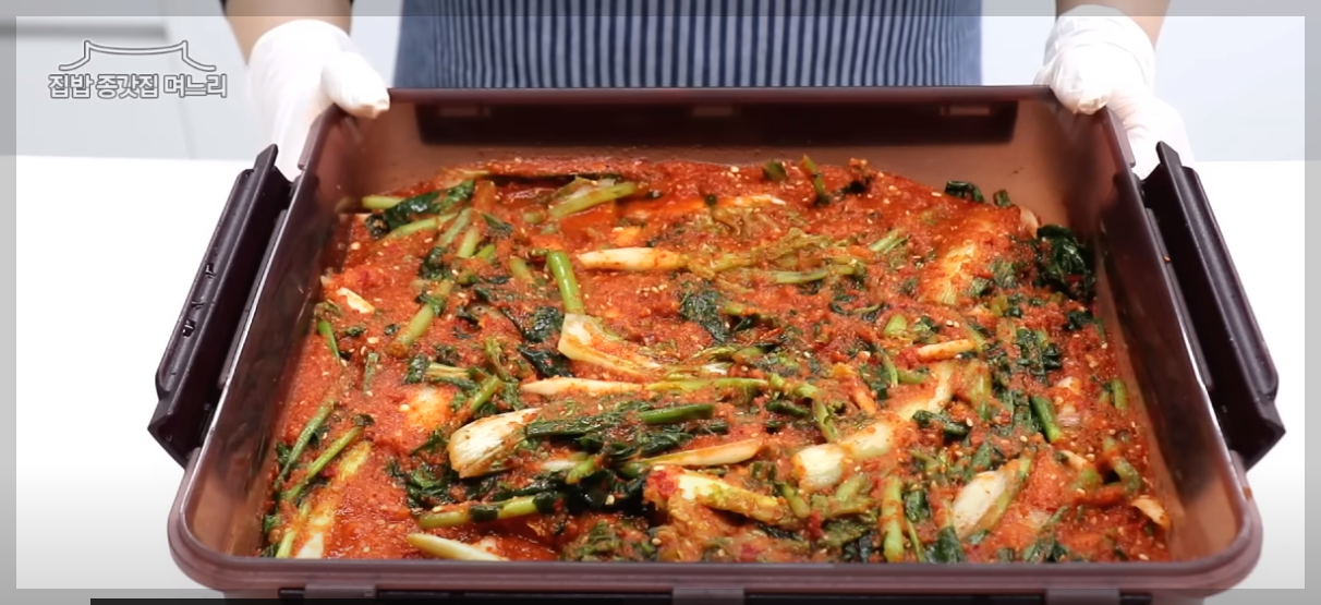 열무얼갈이김치 담그는법 열무김치 맛있게 담그기