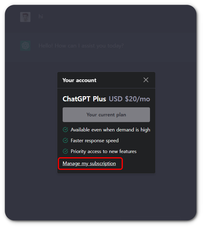챗 GPT Plus 중복 결제 환불