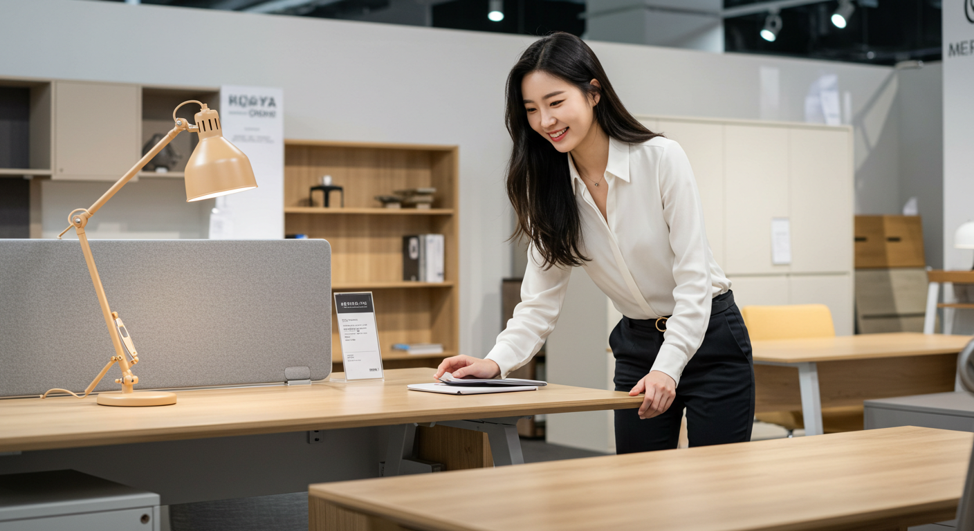 사무용 책상 크기