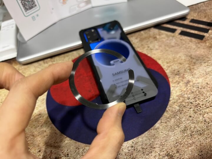 링 스티커 블랙