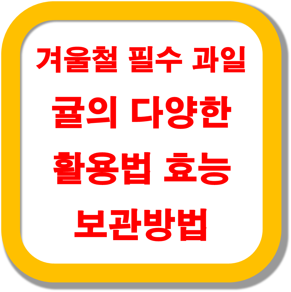 겨울철-필수-과일-귤의-다양한-활용법-효능-보관방법