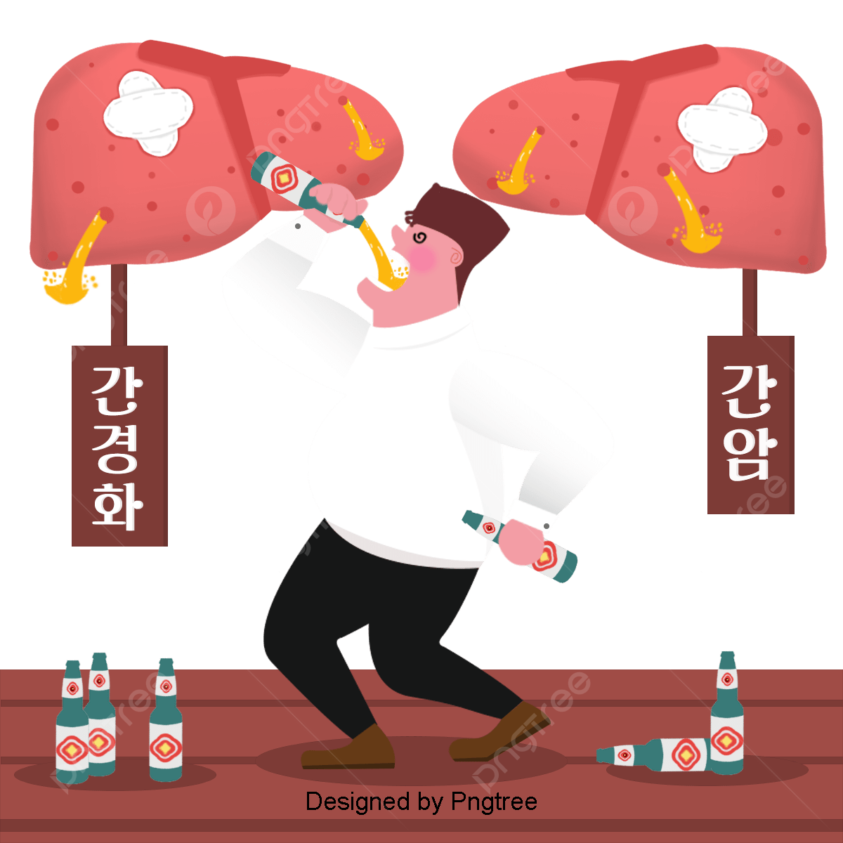 술과 심혈관 건강의 상관관계 이미지