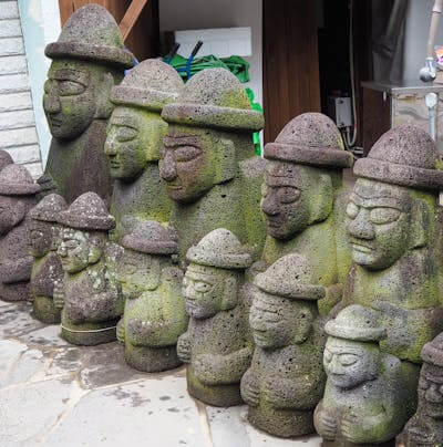 제주도 상징 돌 하루방