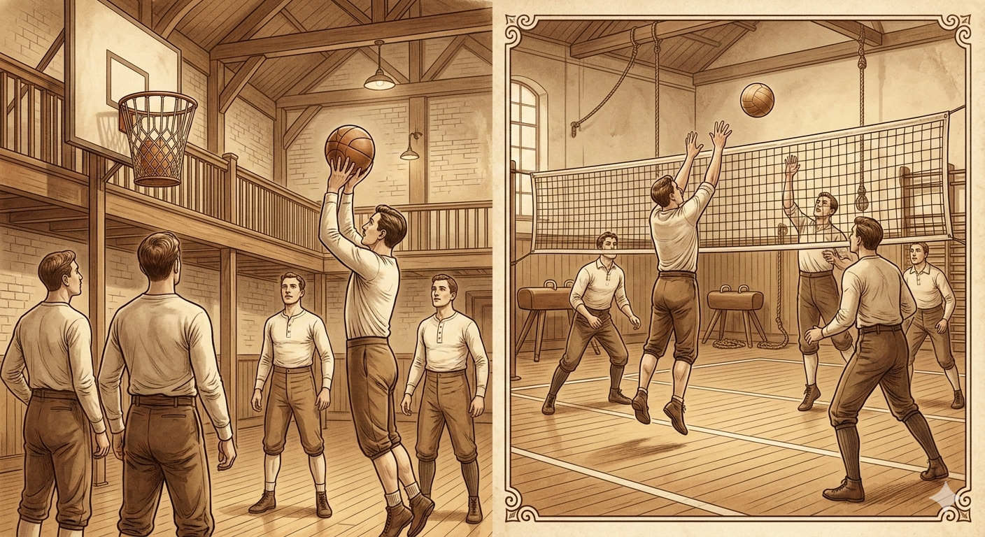 배구가 농구보다 먼저 만들어진 이유